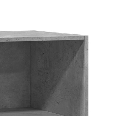 vidaXL Garderobe betonggrå 77x48x102 cm konstruert tre
