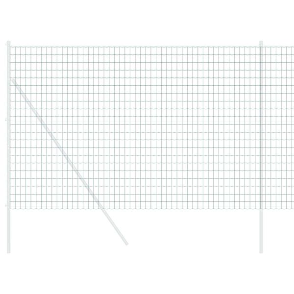 vidaXL Euro gjerde grønn 1.6 x 10 m PVC-belagt jern