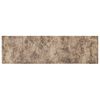 vidaXL Kj&oslash;kken teppe Brun betong 150 x 45 cm 100% Polyamid Vaskbar