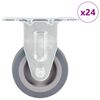 vidaXL Faste hjul 24 stk 50 mm