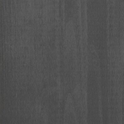 vidaXL Garderobe HAMAR 1 mørkegrå 99x45x137 cm heltre furu