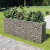 vidaXL Gabion høybed galvanisert stål 270x50x100 cm