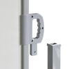 vidaXL Uttrekkbar sidemarkise 180x600 cm kremhvit
