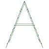 vidaXL Hageespalier for klatreplanter 3 stk A-ramme st&aring;l