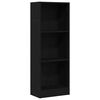 vidaXL Bokhylle svart eik 40x24x109 cm konstruert tre