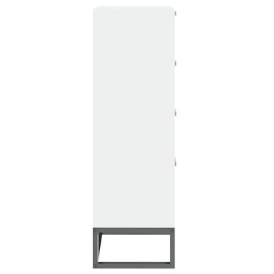 vidaXL Highboard hvit 40x30x95 cm konstruert tre