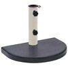 vidaXL Parasollfot svart 40x28x4 cm granitt