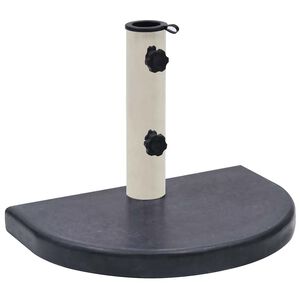 vidaXL Parasollfot svart 40x28x4 cm granitt
