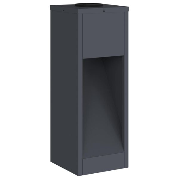 vidaXL Solcelle LED Stibelys 2 pcs Antrasitt Kaldvalset st&aring;l