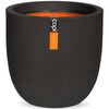 Capi Eggformet plantepotte Urban Smooth 54x52 cm svart KBL935