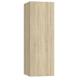 vidaXL TV-benk sonoma eik 30,5x30x90 cm sponplate