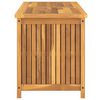 vidaXL Hageboks 114x50x58 cm heltre teak