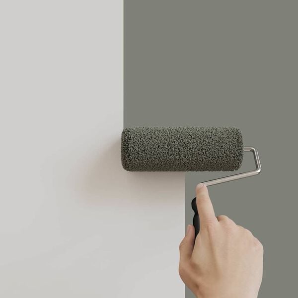 vidaXL Vaggmaling Grå 16,5 x 16,5 x 16 cm Veggdart