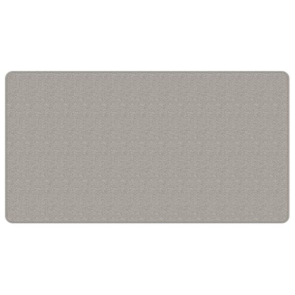 vidaXL Teppel&oslash;per sisal-utseende platina 80x150 cm