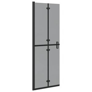 vidaXL Walk-In dusjvegg Svart 70 x 6,5 x 190 cm