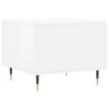 vidaXL Salongbord 2 stk høyglans hvit 50x50x40 cm konstruert tre