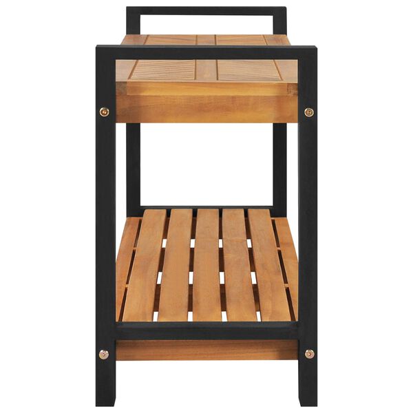 vidaXL Benk 120 cm heltre teak