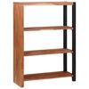 vidaXL Bokhylle Brun 80 x 30 x 110 cm Solid akasietre