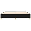 vidaXL Boxspring-sengeramme svart 135x190 cm Double stoff