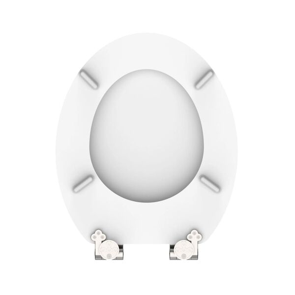 SCHÜTTE Toalettsete WHITE trekjerne