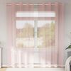 vidaXL Voilegardiner med grommets 2 stk rosa 140x225 cm