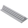 vidaXL Gjenget Stang 12 pcs s&oslash;lv M6 x 120 mm Metall