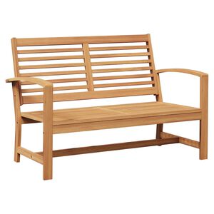 vidaXL benk Brun 110 x 65 x 76,5 cm Massivt Teaktre