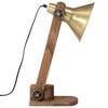 vidaXL Skrivebordslampe 25 W antikk messing 23x13x52 cm E27