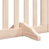 vidaXL Hundeport sammenleggbar 15 paneler 750 cm poppeltre
