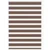 vidaXL Sebragardin brun 95x100 cm stoff bredde 90,9 cm polyester