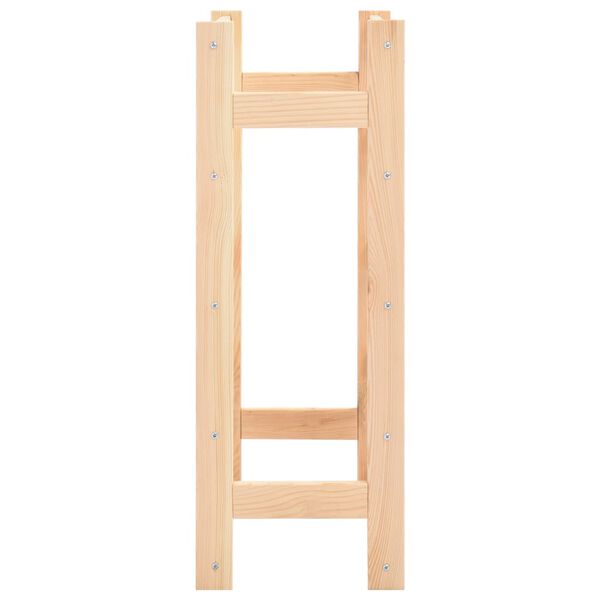 vidaXL Vinstativ for 20 flasker furu