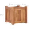 vidaXL Høybed 30x30x30 cm heltre teak