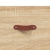 vidaXL Highboard sonoma eik 69,5x34x180 cm konstruert tre