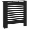 vidaXL Radiatordeksel MDF svart 78 cm