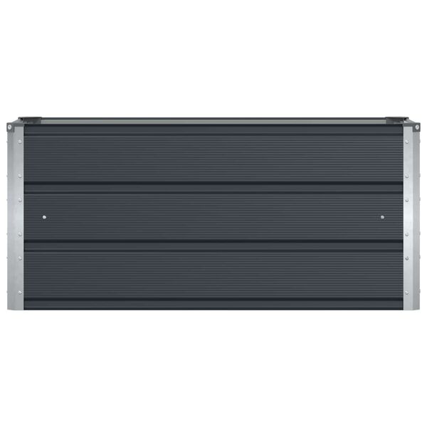 vidaXL Plantekassed Antrasitt 100 x 40 x 45 cm St&aring;l