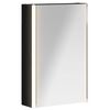 vidaXL Baderomsspeilskap Svart Eik 33 x 11,5 x 50 cm Konstruert tre