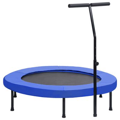 vidaXL Trim-trampoline med håndtak og sikkerhetspute 122 cm