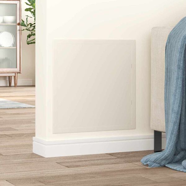 vidaXL Tilkomstpaneler Hvit 40 x 40 cm ABS-plast