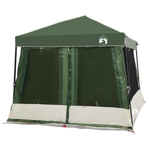 vidaXL Camping Telt Sett med tak 2 pcs gr&oslash;nn Taffeta og Stoff