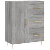 vidaXL Highboard gr&aring; sonoma 69,5x34x180 cm konstruert tre