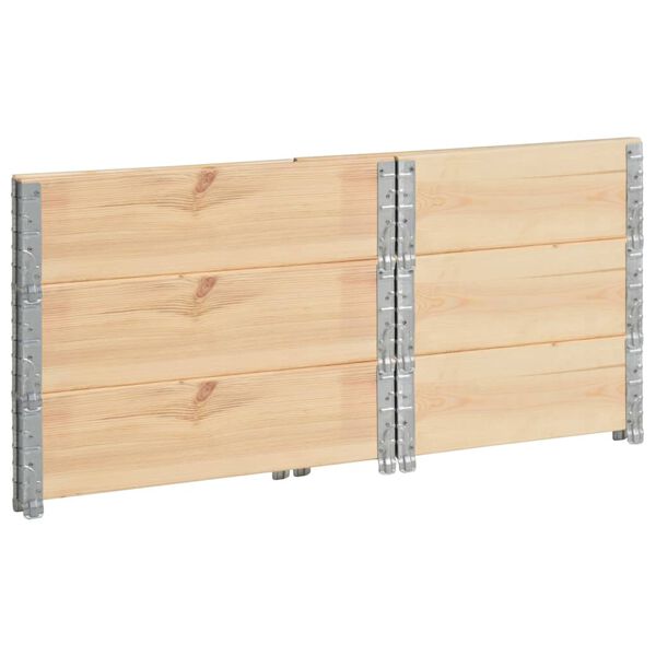 vidaXL Pallekarmer 3 stk 60x80 cm heltre furu