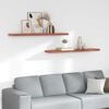 vidaXL Vegghylle 2 pcs R&oslash;d 120 x 23,5 x 4 cm Konstruert tre