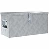 vidaXL Aluminiumsboks 61,5x26,5x30 cm s&oslash;lv