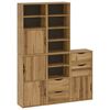 vidaXL Sideskap 5 stk ODDA 40x24x79 cm heltre furu