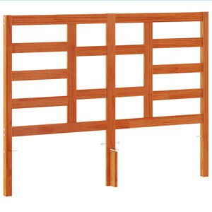 vidaXL Hodegavl voksbrun 135 cm heltre furu