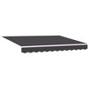 vidaXL Reserveduk til markise Antrasitt 280 x 195 cm Polyester