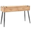 vidaXL Konsollbord heltre gran 115x40,5x76 cm