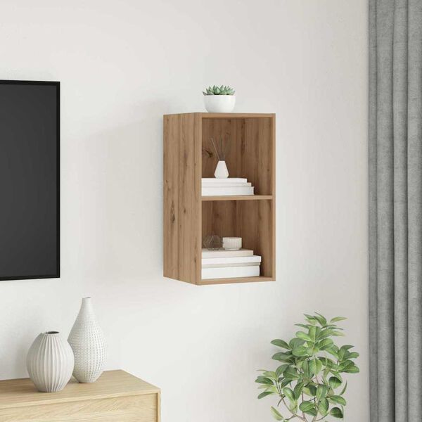 vidaXL TV-benksett Artisan Eik 37 x 37 x 72 cm Konstruert tre