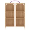 vidaXL Vegghengt TV-benk sonoma eik 40,5x30x102 cm konstruert tre