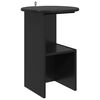 vidaXL Sidetabell Svart eik &Oslash; 39,5 x 55 cm Konstruert tre